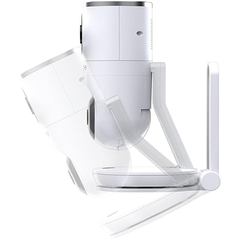 HUBBLE CONNECTED Nursery Pal Dual Vision Smart Camera Wi-Fi Enabled Baby Monitor with AI Motion Tracking, Plus Preloaded Soothing Sounds, Lullabies, and Stories, White
